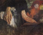 Edgar Degas Study of Hand painting